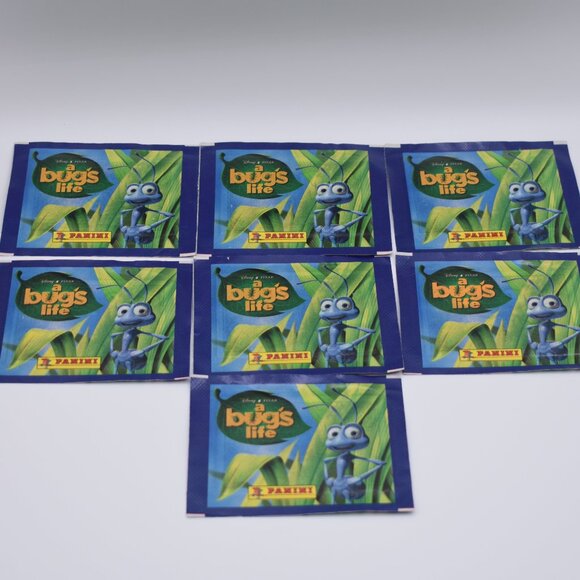 7x Pack Disney Pixar a Bug's Life Panini Vintage Stickers Made in Italy 1990s - Picture 2 of 6